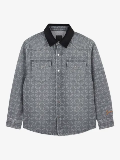 Givenchy Kids minijupe en jean à motif monogrammé