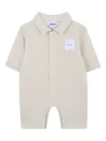BOSS Kidswear pocketed polo playsuit - Neutrals