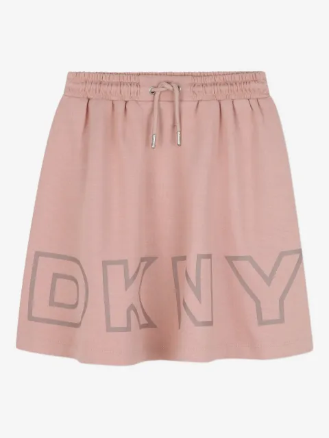 Dkny Kids logo-print elasticated skirt