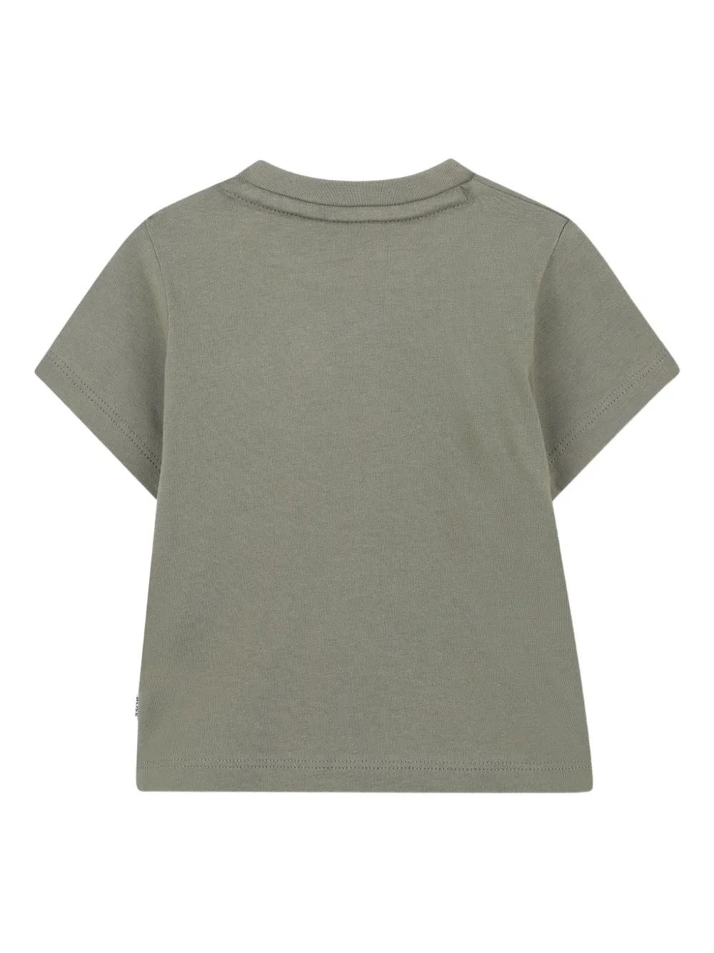 BOSS Kidswear T-shirt met verfspatten Groen