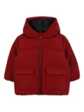 BOSS Kidswear hooded puffer jacket - Red