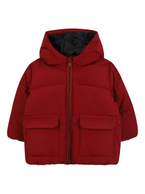 BOSS Kidswear hooded puffer jacket