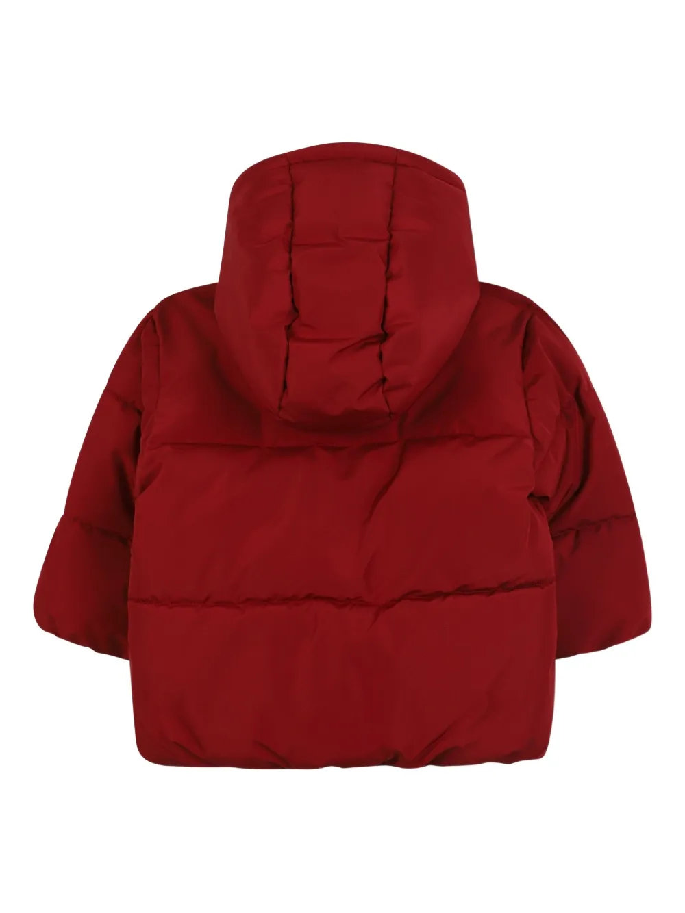 BOSS Kidswear Donsjack met capuchon Rood