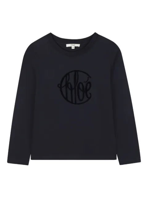 Chloé Kids logo-print T-shirt 