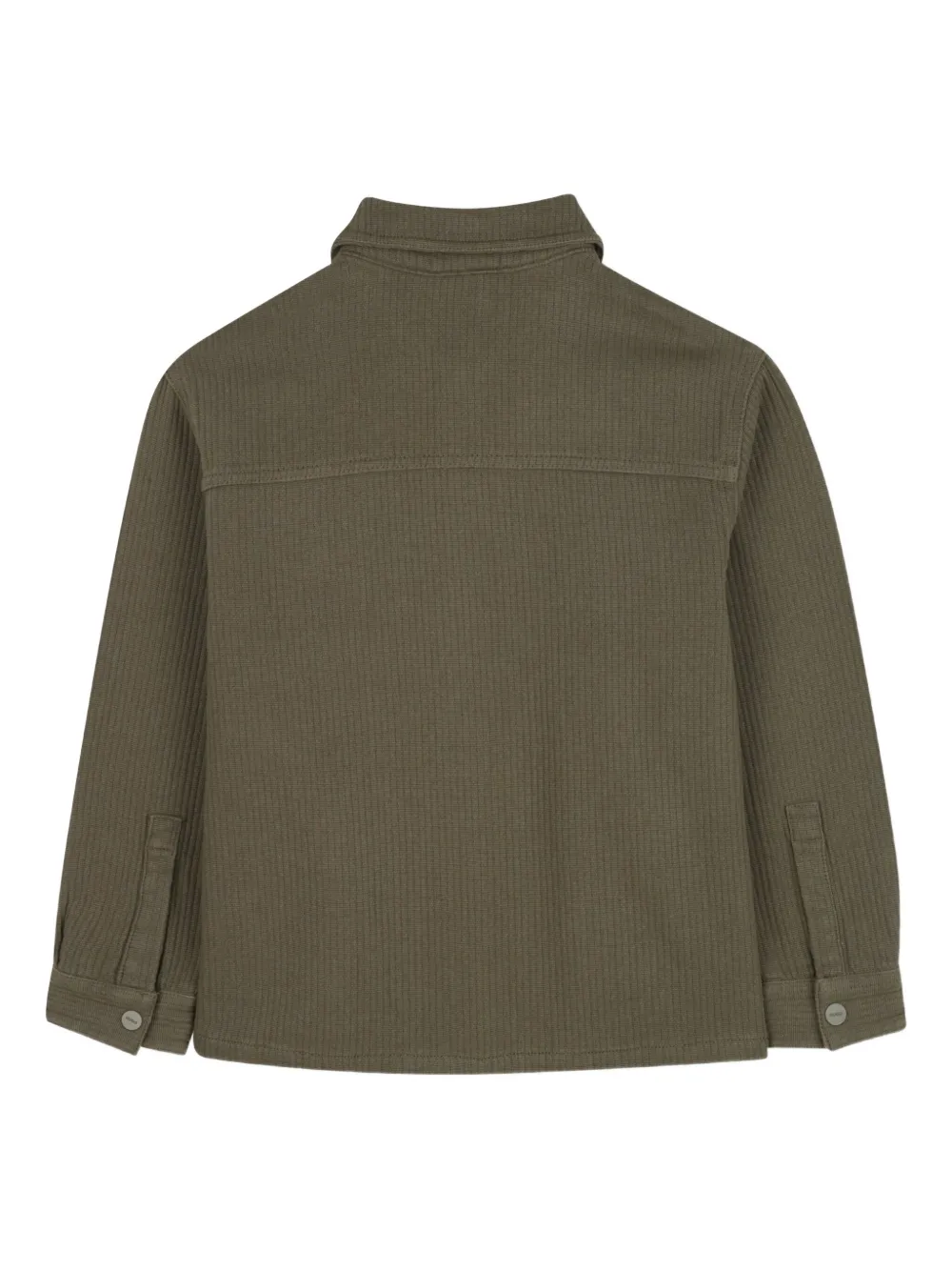 HUGO KIDS Ribfluwelen shirt Groen