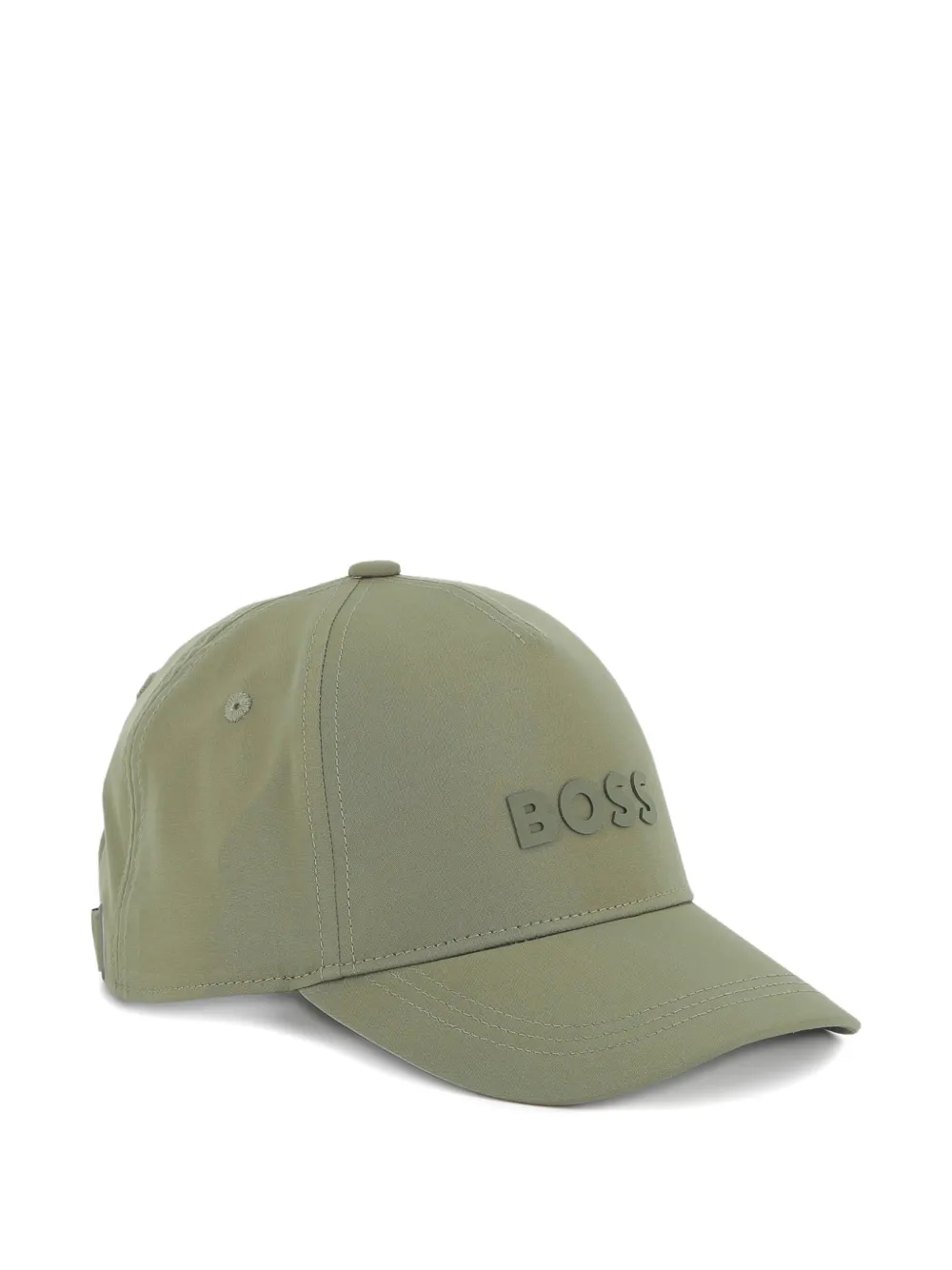 BOSS Kidswear Honkbalpet met logo-reliëf Groen