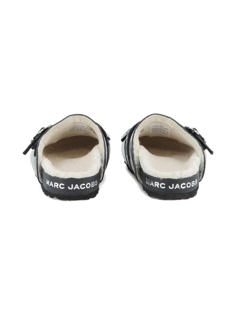 Marc Jacobs Kids floral-appliqué clogs Black