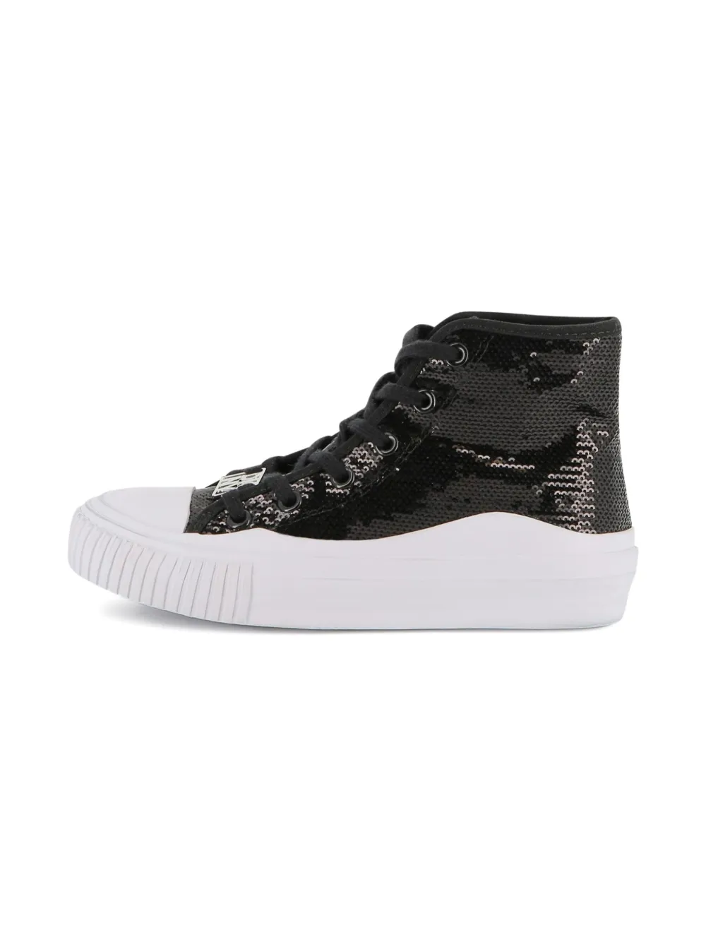 Dkny Kids High-top sneakers verfraaid met pailletten Zwart