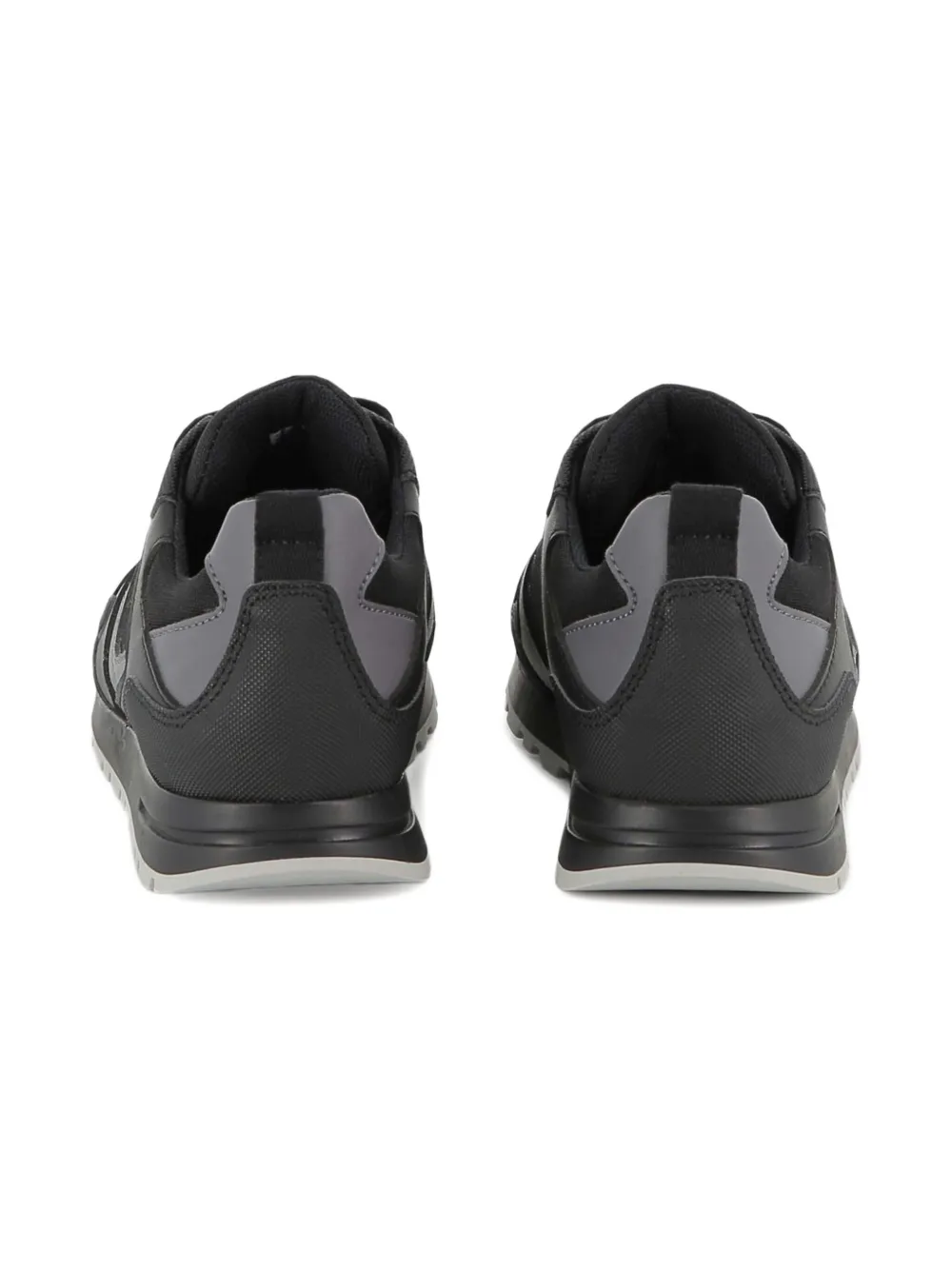 BOSS Kidswear mesh-panel sneakers Black