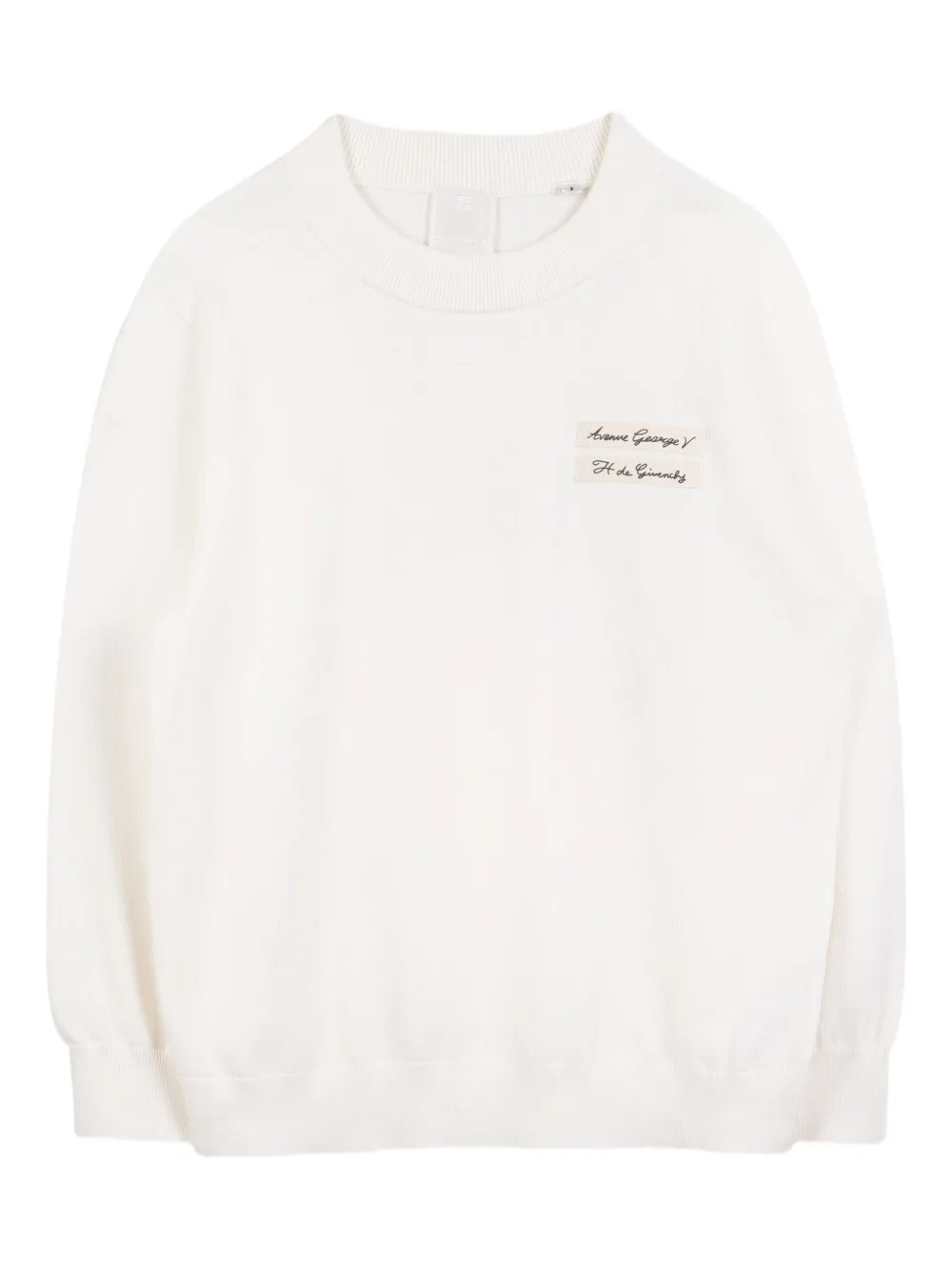 Givenchy Kids Sweater met logopatch Wit