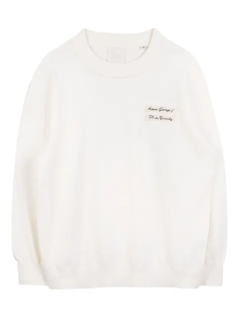 Givenchy Kids Moletom com patch de logo