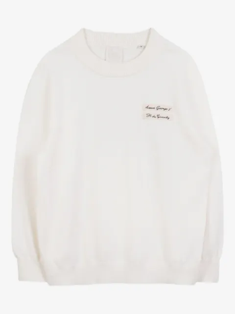 Givenchy Kids sudadera con parche del logo