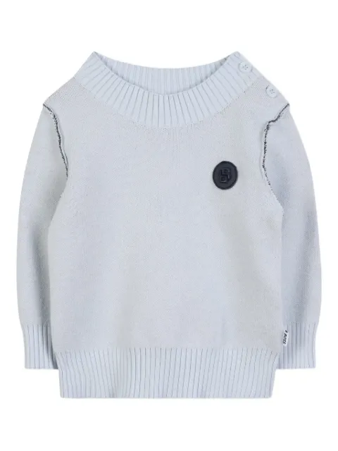 BOSS Kidswear logo-detail sweater