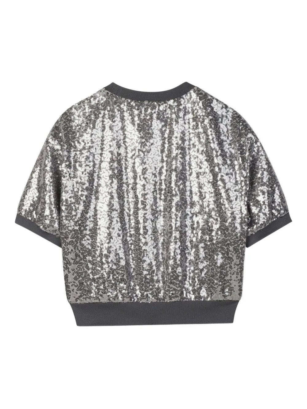 Dkny Kids T-shirt met pailletten Grijs
