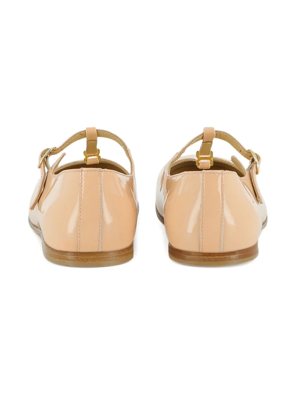 Chloé Kids Leren ballerina's Roze