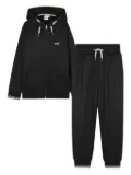 BOSS Kidswear logo-embroidered tracksuit set - Black