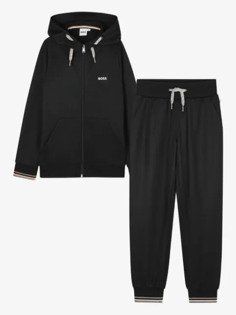 BOSS Kidswear survêtement à logo brodé
