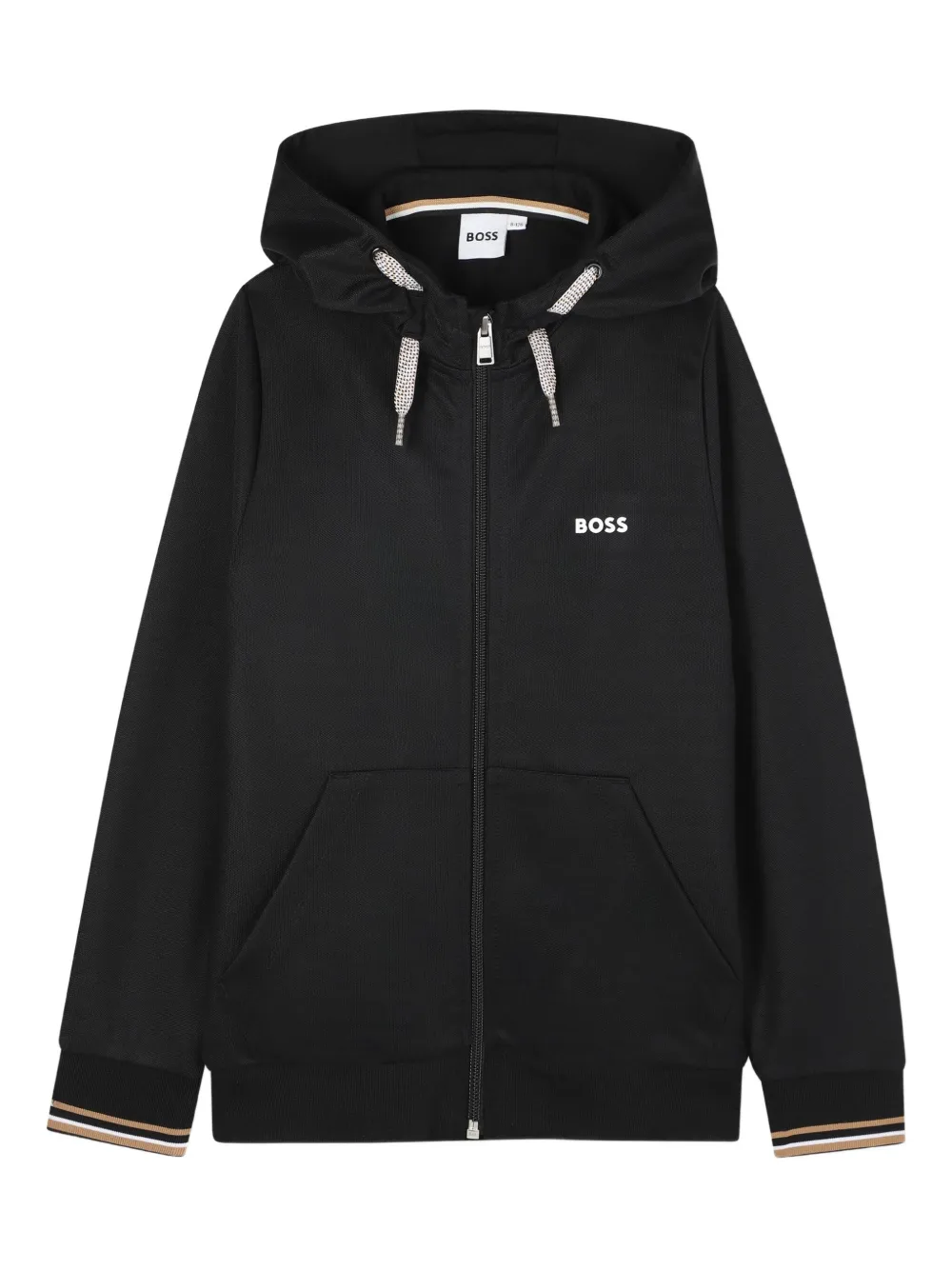 BOSS Kidswear Trainingspak met geborduurd logo Zwart