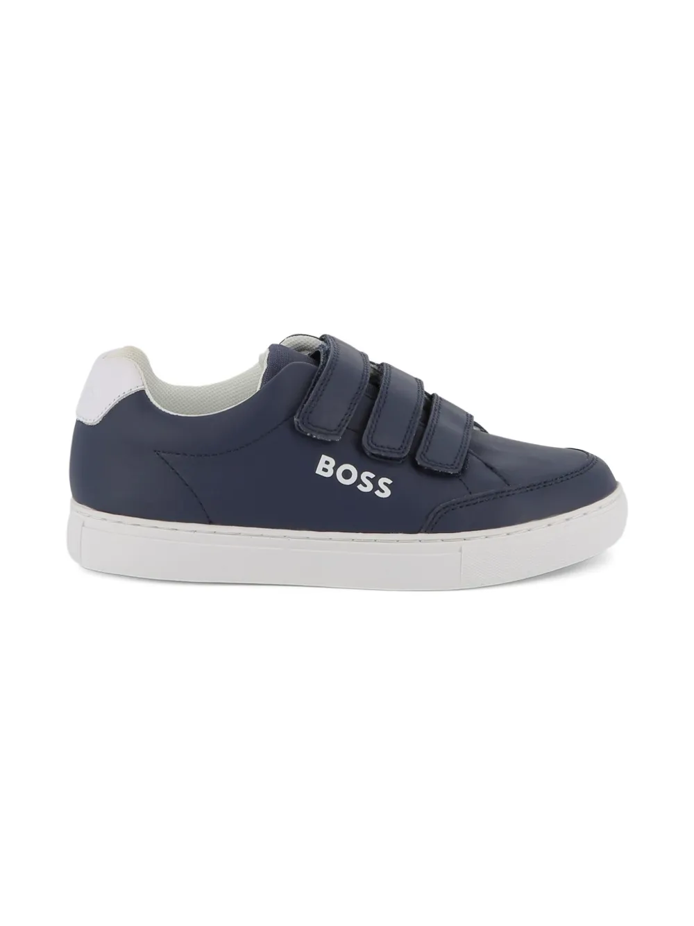 BOSS Kidswear touch-strap sneakers Blue