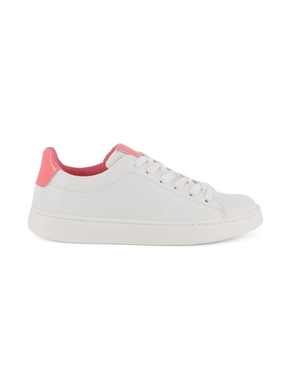 BOSS Kidswear Low-top sneakers met vlakken Wit