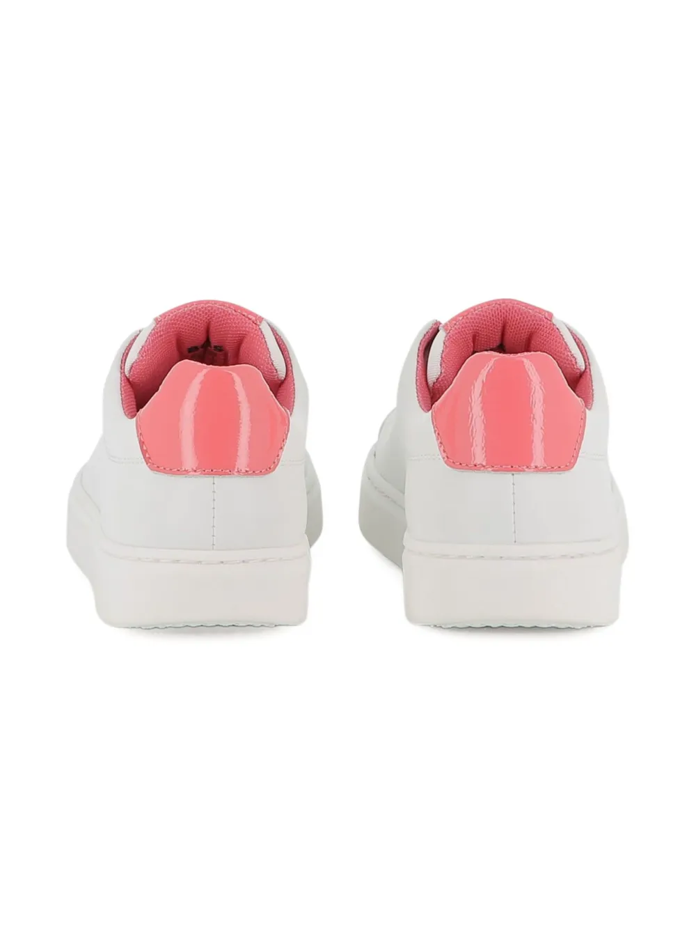 BOSS Kidswear Low-top sneakers met vlakken Wit