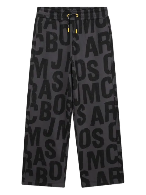 Marc Jacobs Kids Jumbled Logo pattern sweatpants