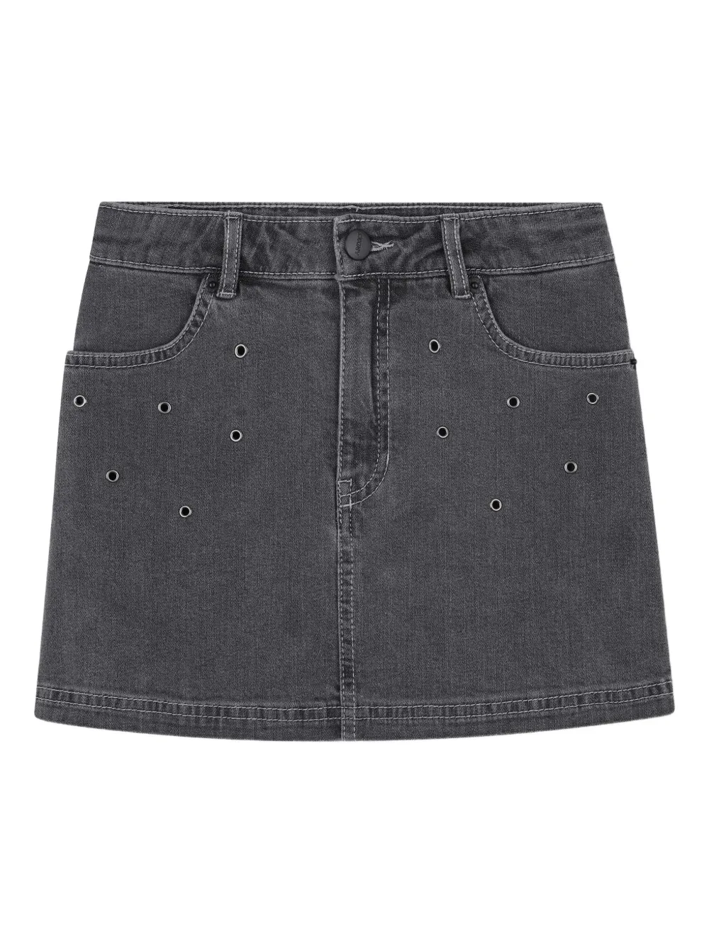 Dkny Kids Spijkerrok met ringlets Grijs