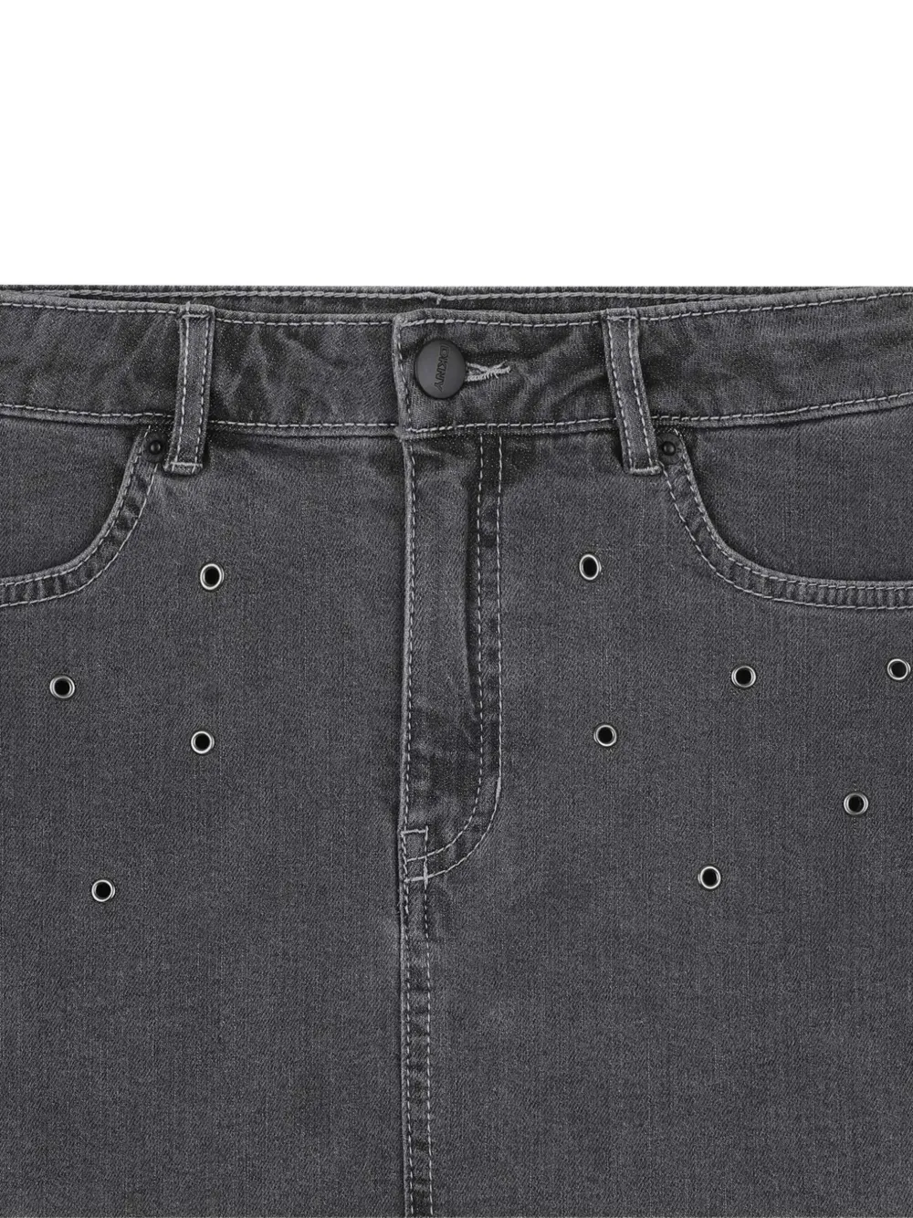 Dkny Kids Spijkerrok met ringlets Grijs