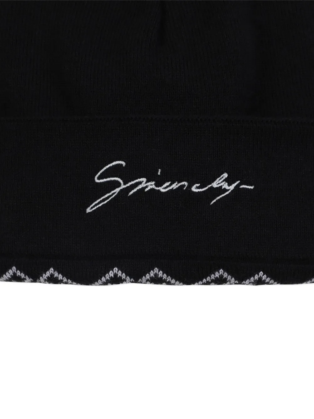 Givenchy Kids Muts met geborduurd logo Zwart