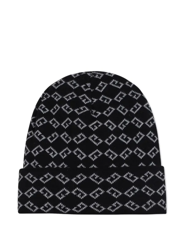 Givenchy Kids logo-embroidered Beanie Hat | Black | FARFETCH display picture 2