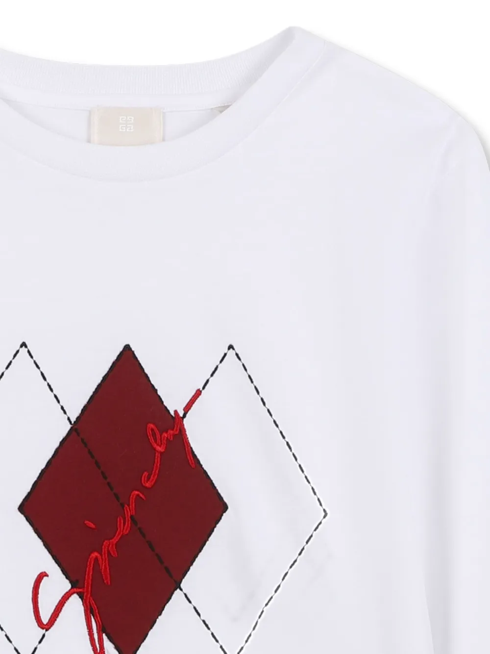 Givenchy Kids T-shirt met grafische print Wit