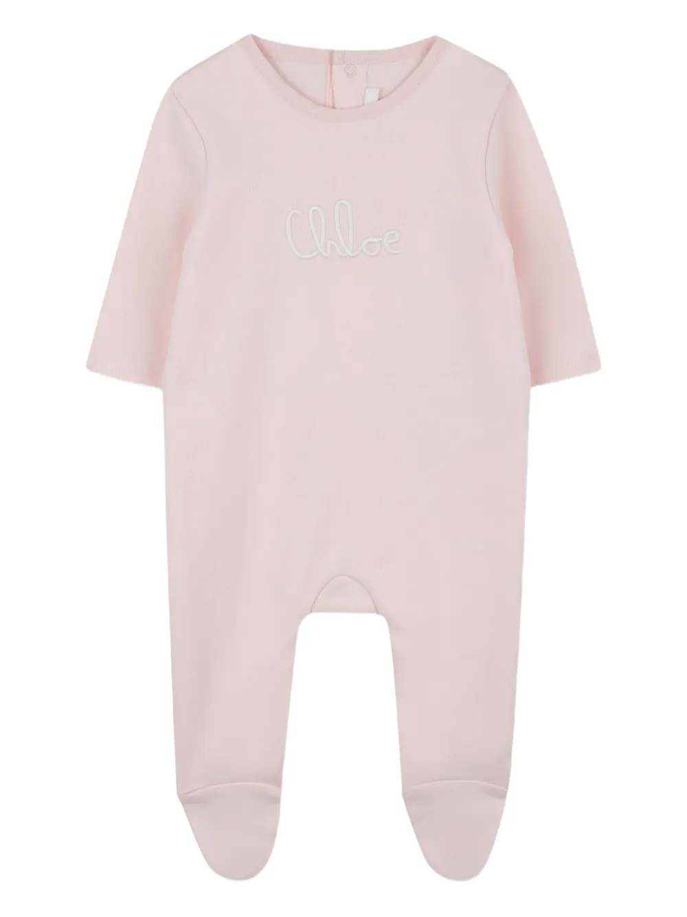 Chloé Kids Babypakje met geborduurd logo Roze