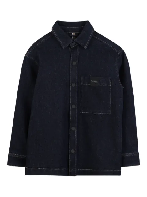 BOSS Kidswear cotton shirt 