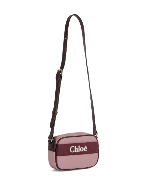極美品　Chloe ロゴプリント　Bag ストラップ 単品 ロゴ　ジャガード Chloe 25SS新色 クロエ WOODY ミディアム 刺しゅうロゴ トート
