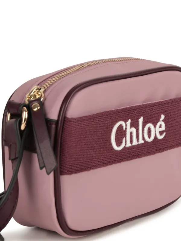Chloe ロゴトートバッグ Chloe 25SSモデル クロエ WOODY ミディアム プリントロゴ トート
