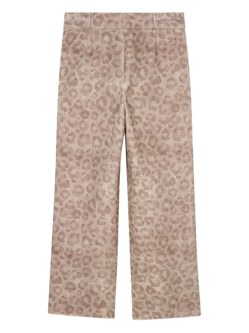 Chloé Leopard-print Trousers In Multi