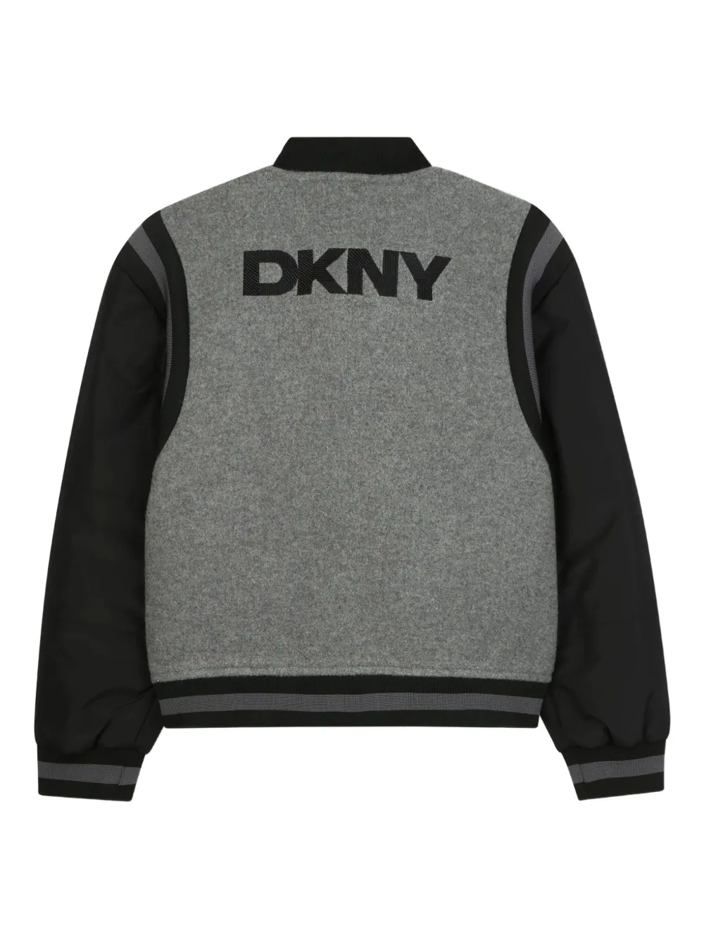 Dkny Kids Bomberjack met geborduurd logo Grijs