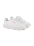 HUGO KIDS logo-patch sneakers - White