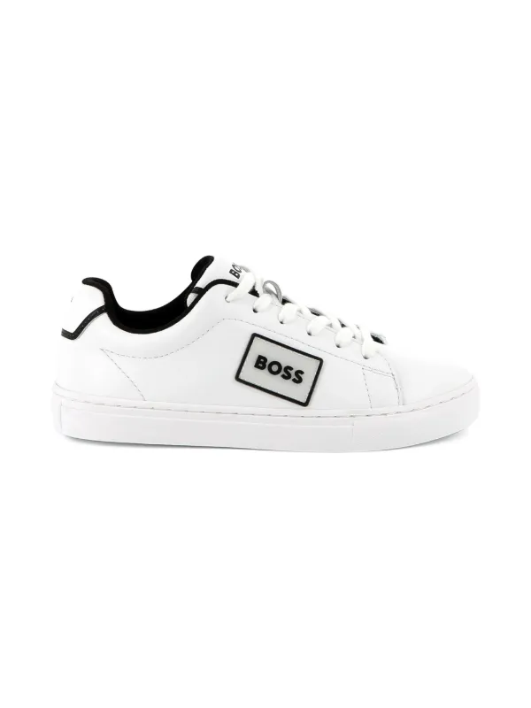 BOSS Kidswear logo-plaque sneakers