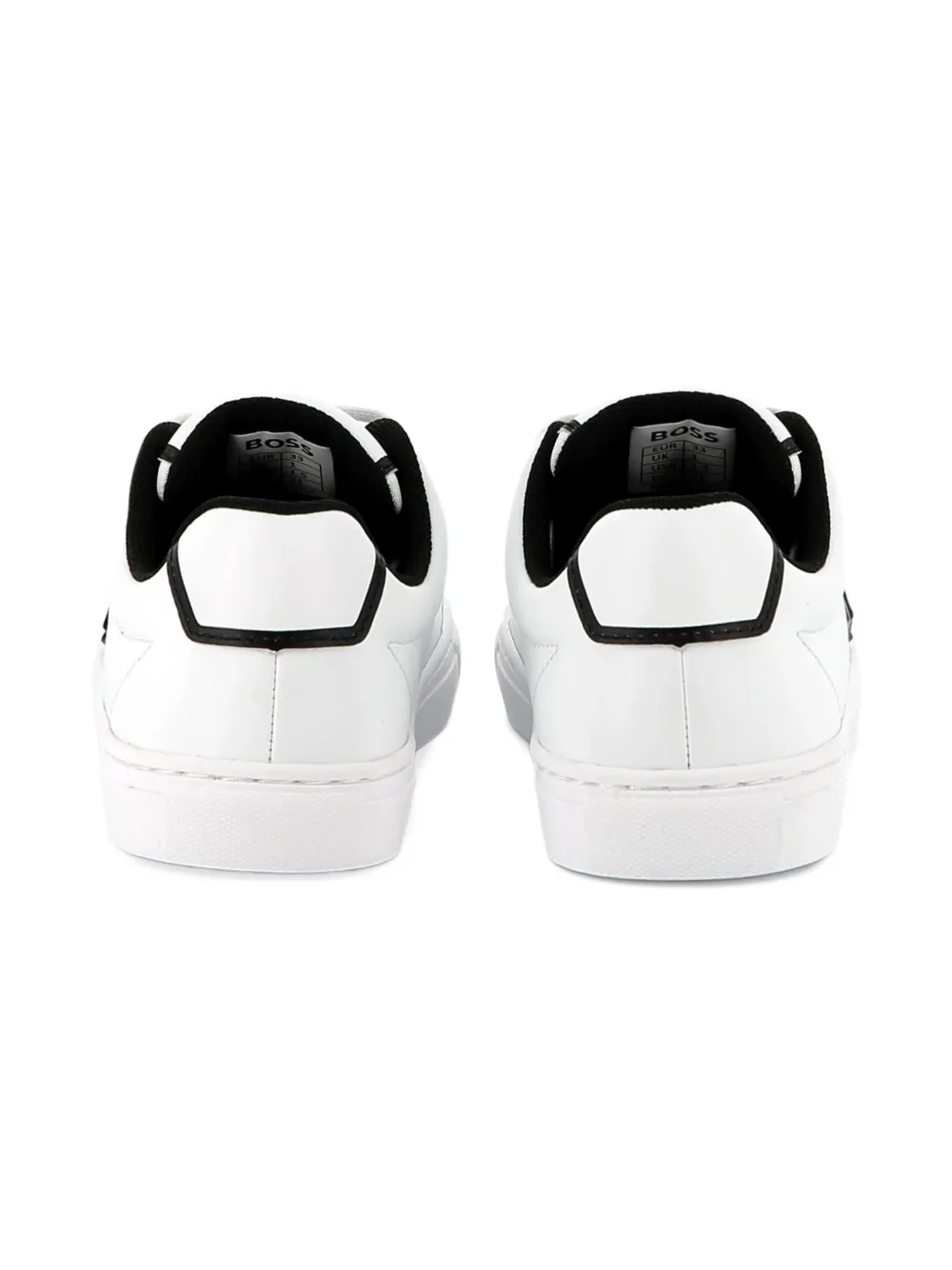 BOSS Kidswear logo-plaque sneakers White