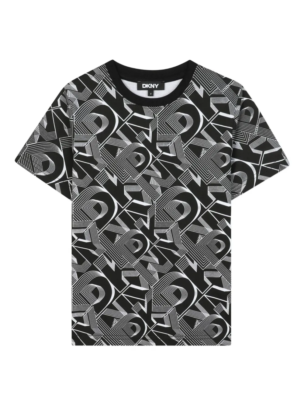 Dkny Kids T-shirt met logoprint Zwart