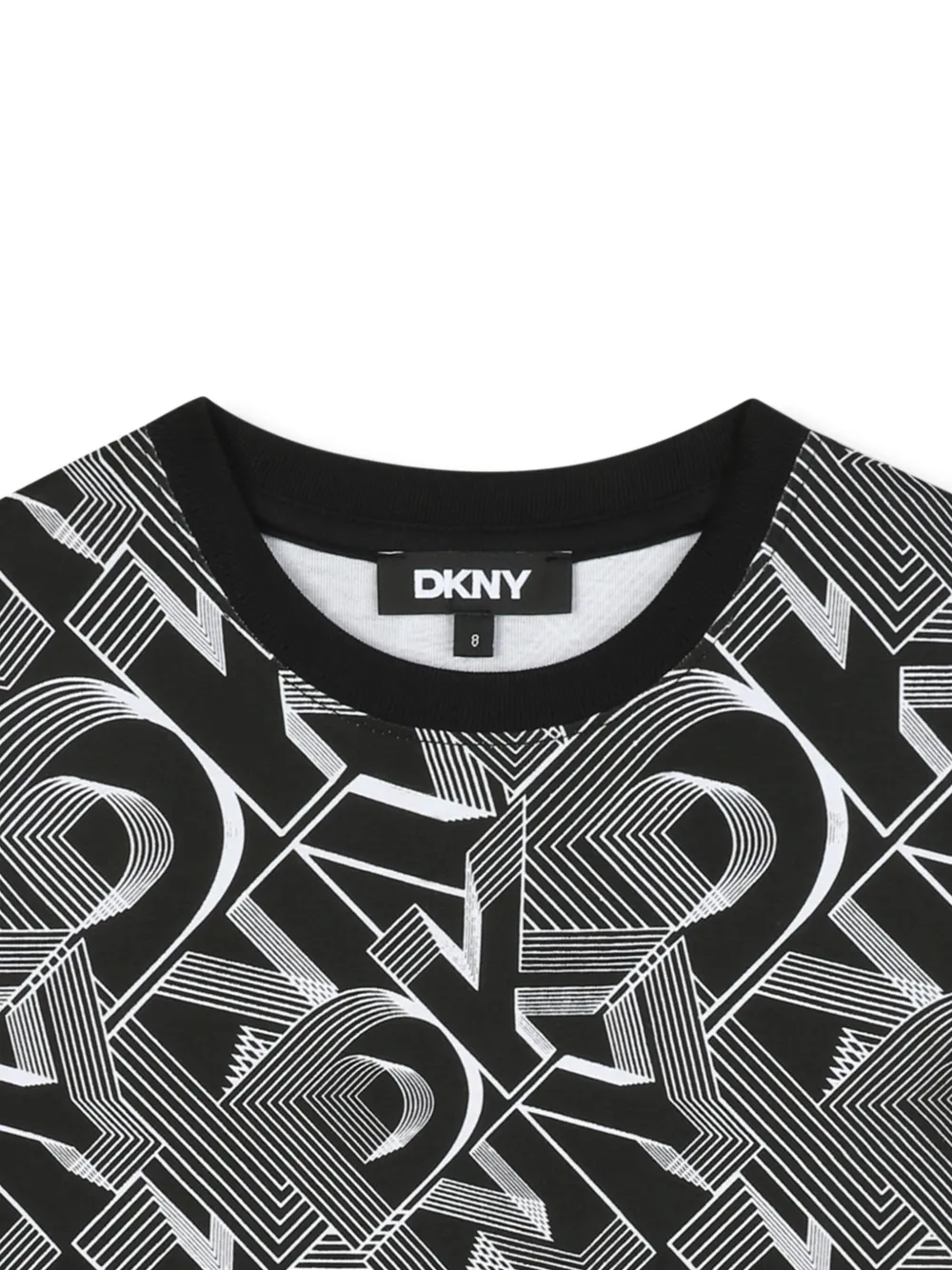 Dkny Kids T-shirt met logoprint Zwart