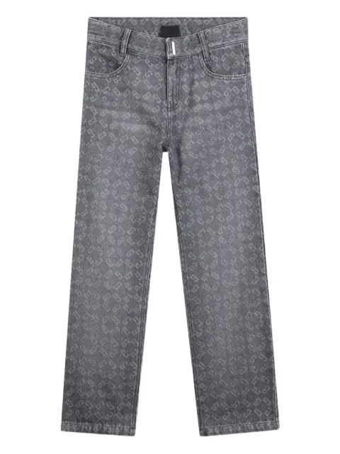 Givenchy Kids Jeans dritti con stampa 4G
