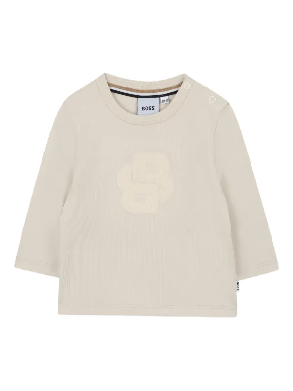 BOSS Kidswear ロングTシャツ | ニュートラル | FARFETCH JP
