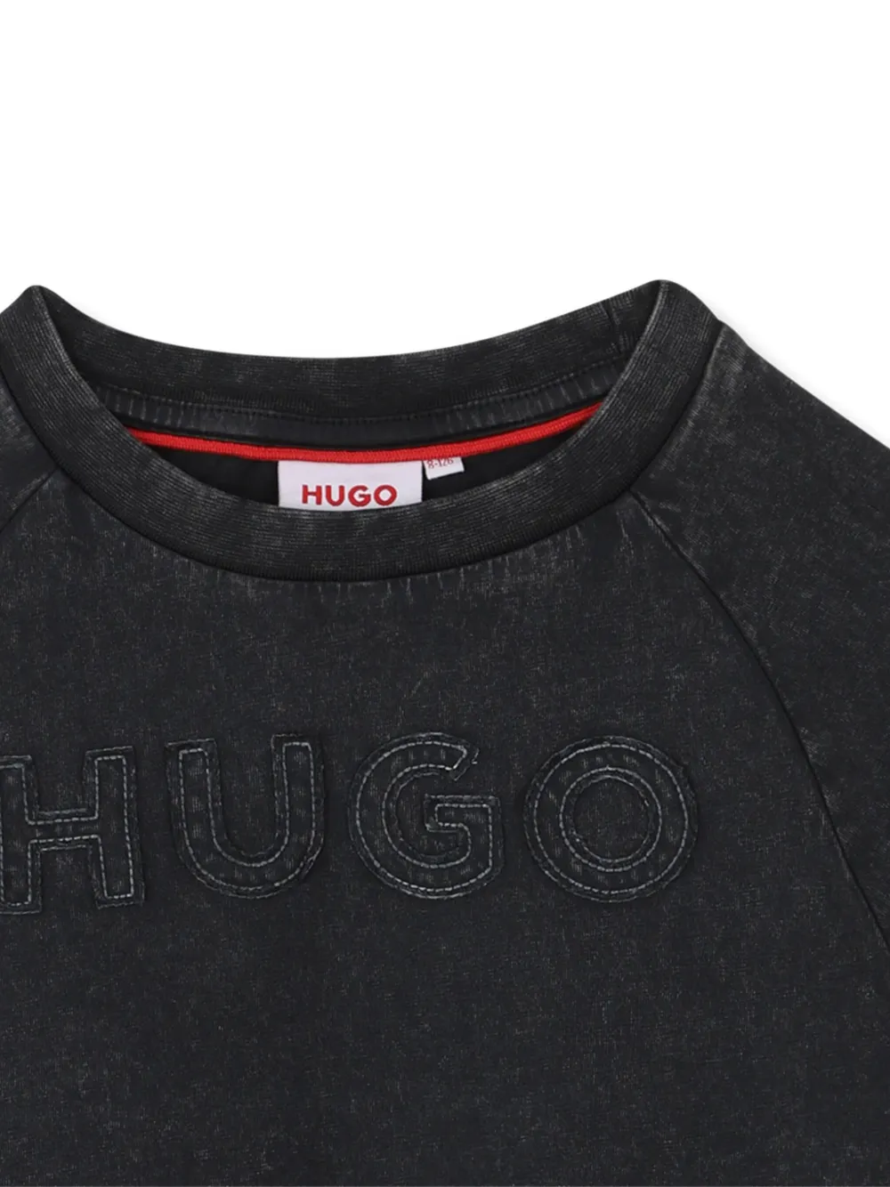 Hugo Boss Logo-patch T-shirt In Black