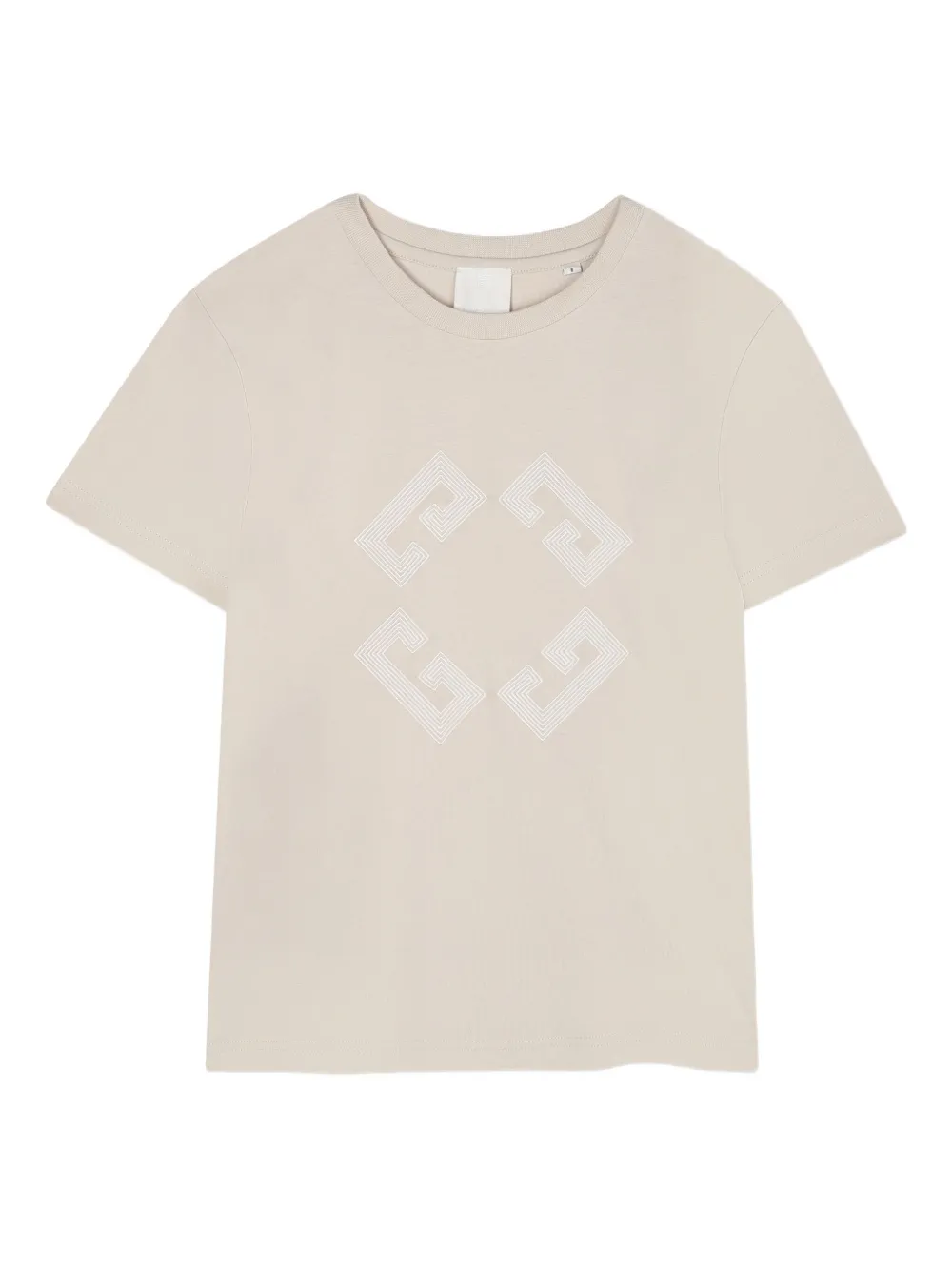 Givenchy Kids T-shirt met logoprint Beige