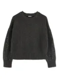 Dkny Kids sequin-embellished sweater - Grey