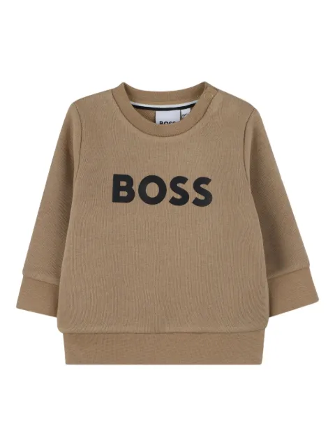 BOSS Kidswear logo-print sweatshirt