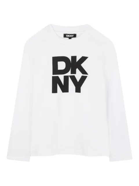 Dkny Kids лонгслив с логотипом