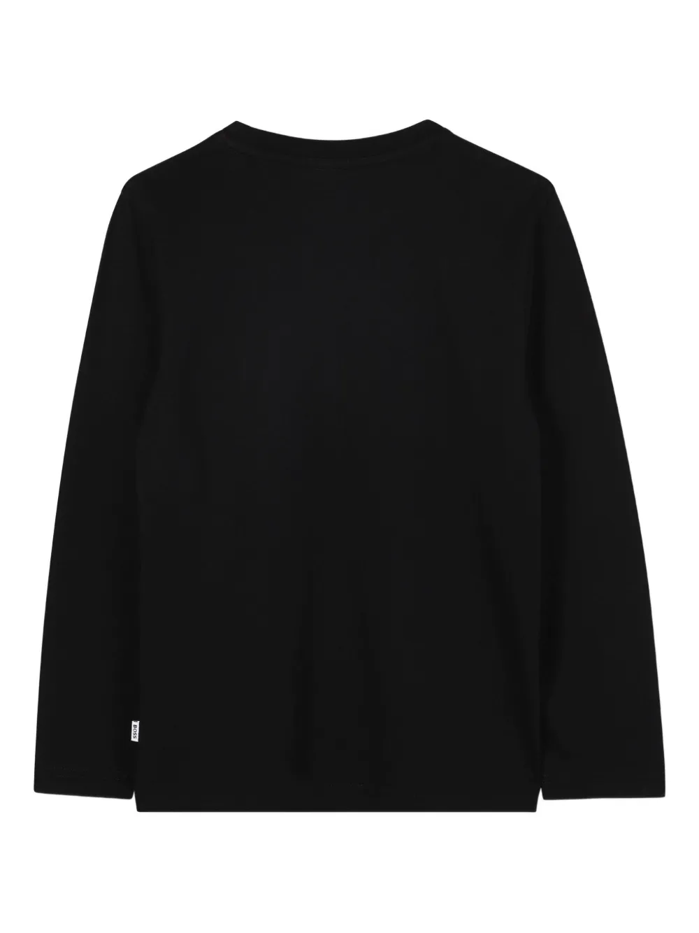 BOSS Kidswear T-shirt met lange mouwen Zwart